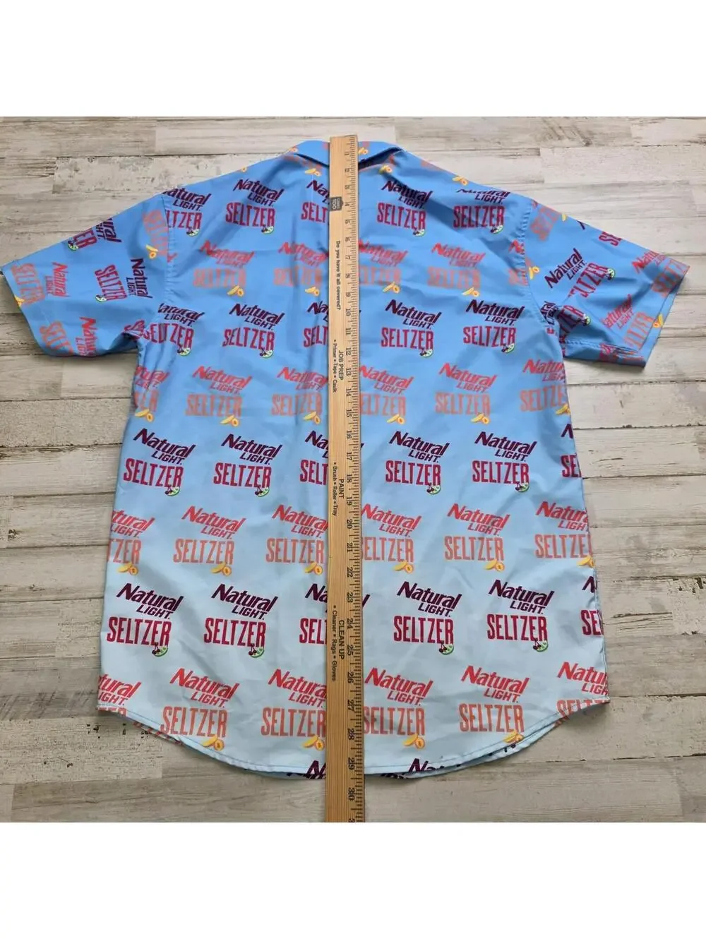 Tropical Bros Men's Natural Light Seltzer Hawaiian Shirt Size S All Over Print